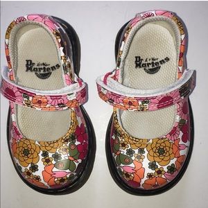 Dr. Martens Floral Mary Jane Shoes